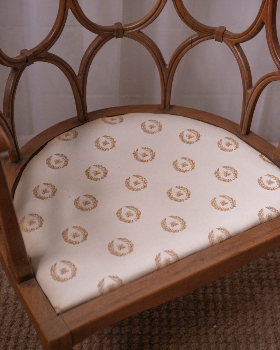 Fruitwood Lounge Chairs - A Pair - Image 9