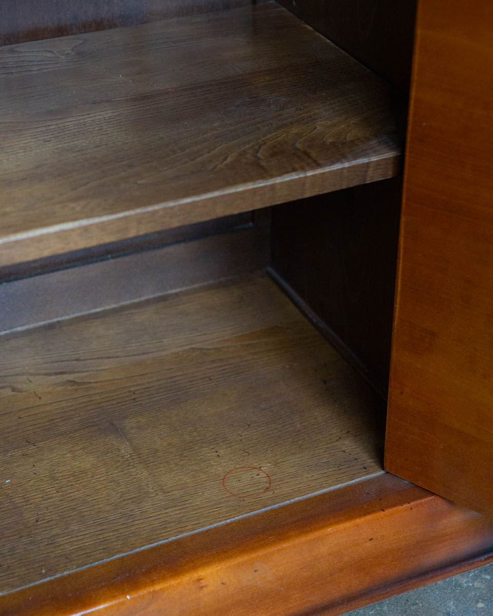 Louis XIV Style Demilune Console Cabinet