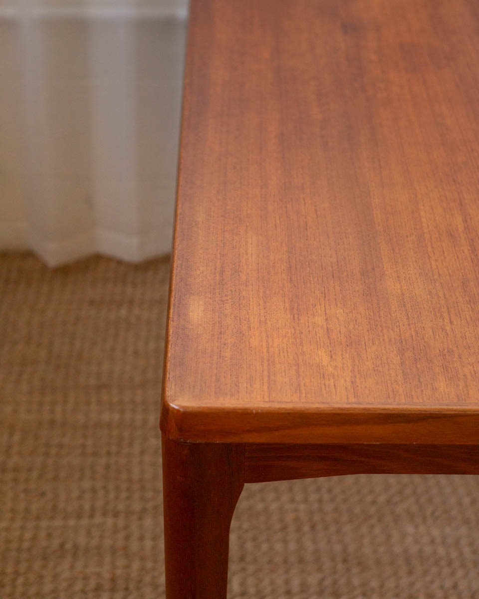 Vintage Danish teak expanding dining table