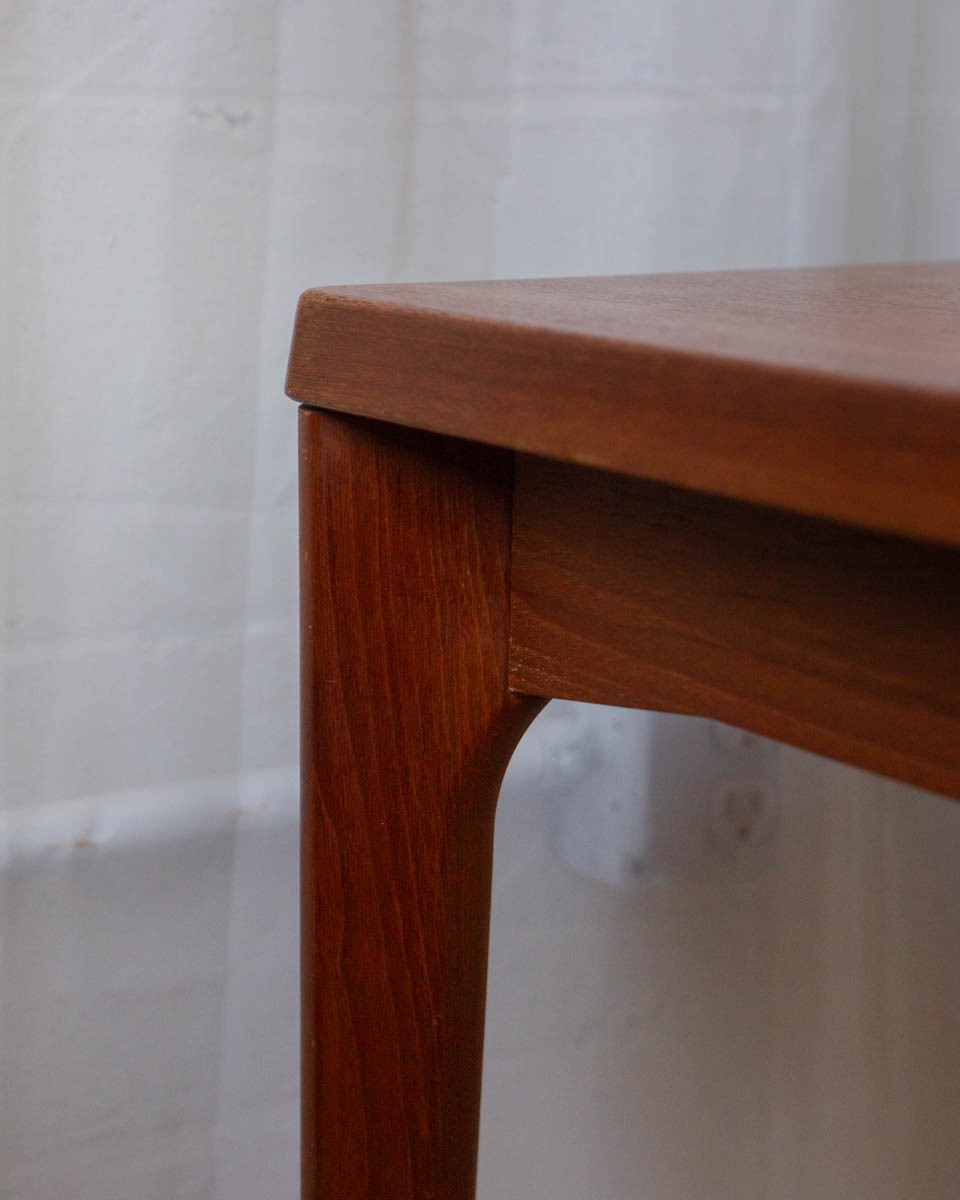 Vintage Danish teak expanding dining table