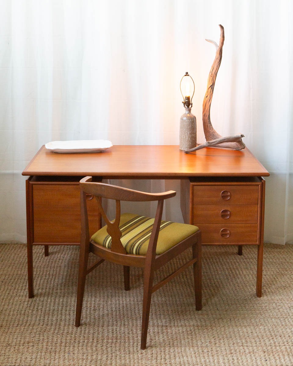 Arne Vodder Danish teak writing desk