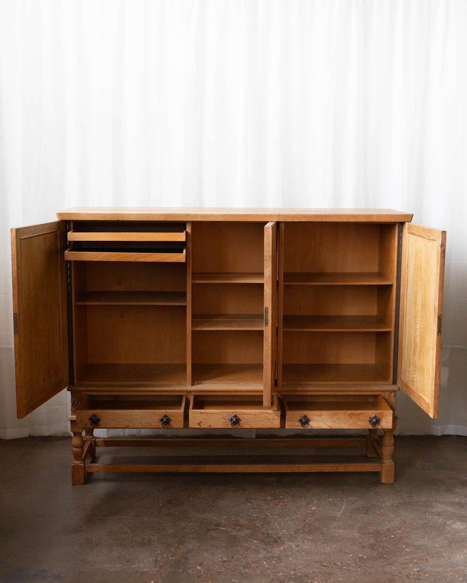 1970s Henning Kjaernulf Style Danish Oak Sideboard