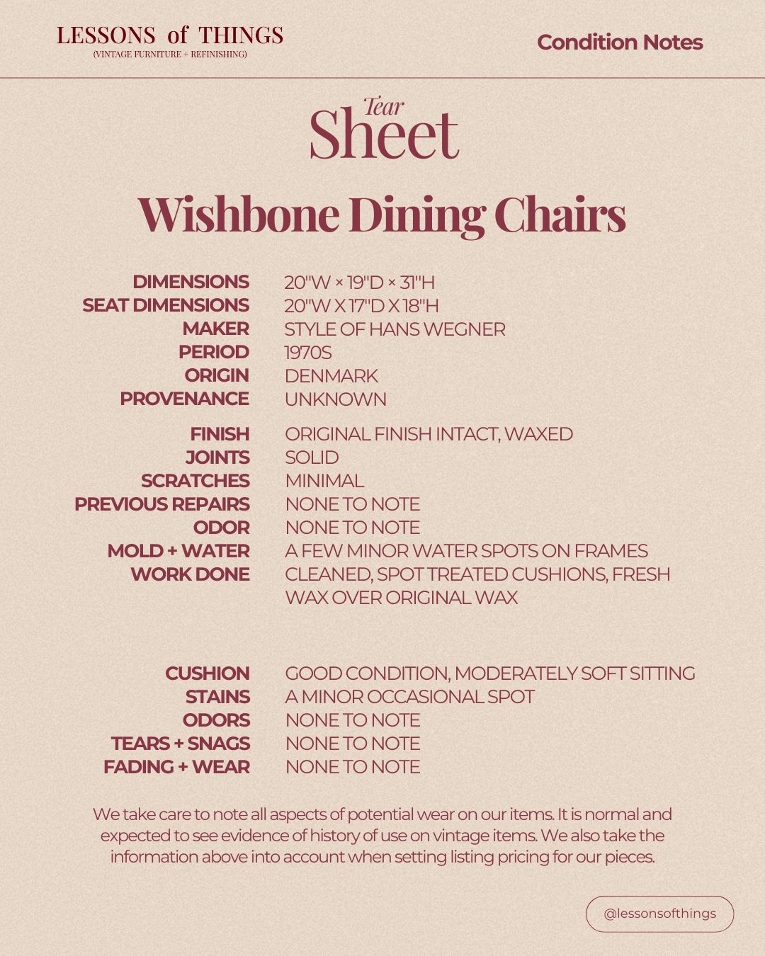 Danish Oak Wishbone Dining Chairs - Set of 6 - Image 3
