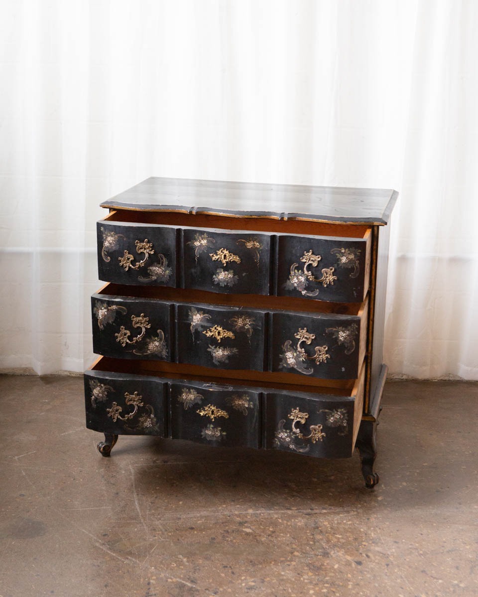 Antique Scandinavian Painted Pine Chest