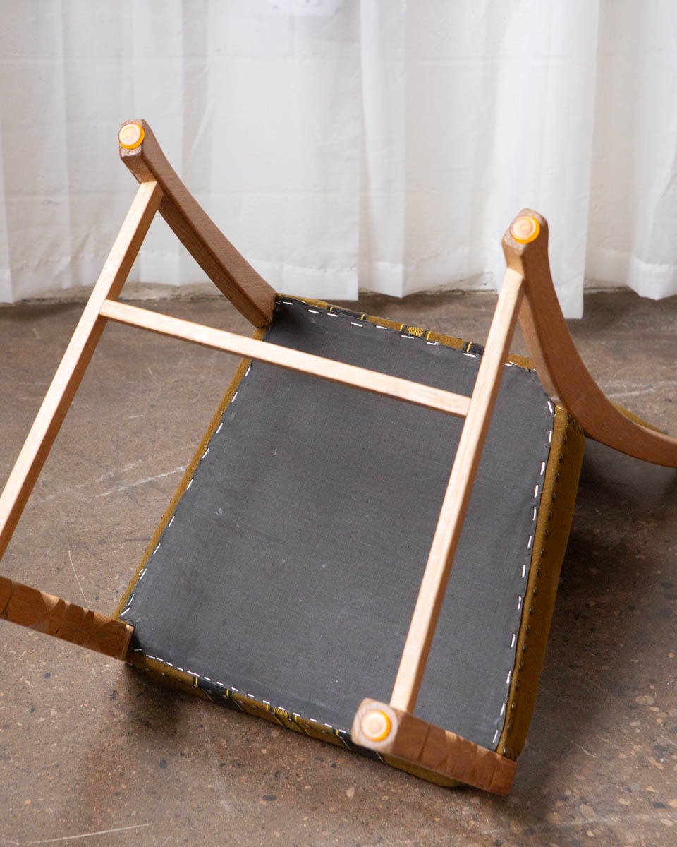 Set of Six Danish Modern Oak Dining Chairs in the Style of Henning Kjærnulf — 1970s