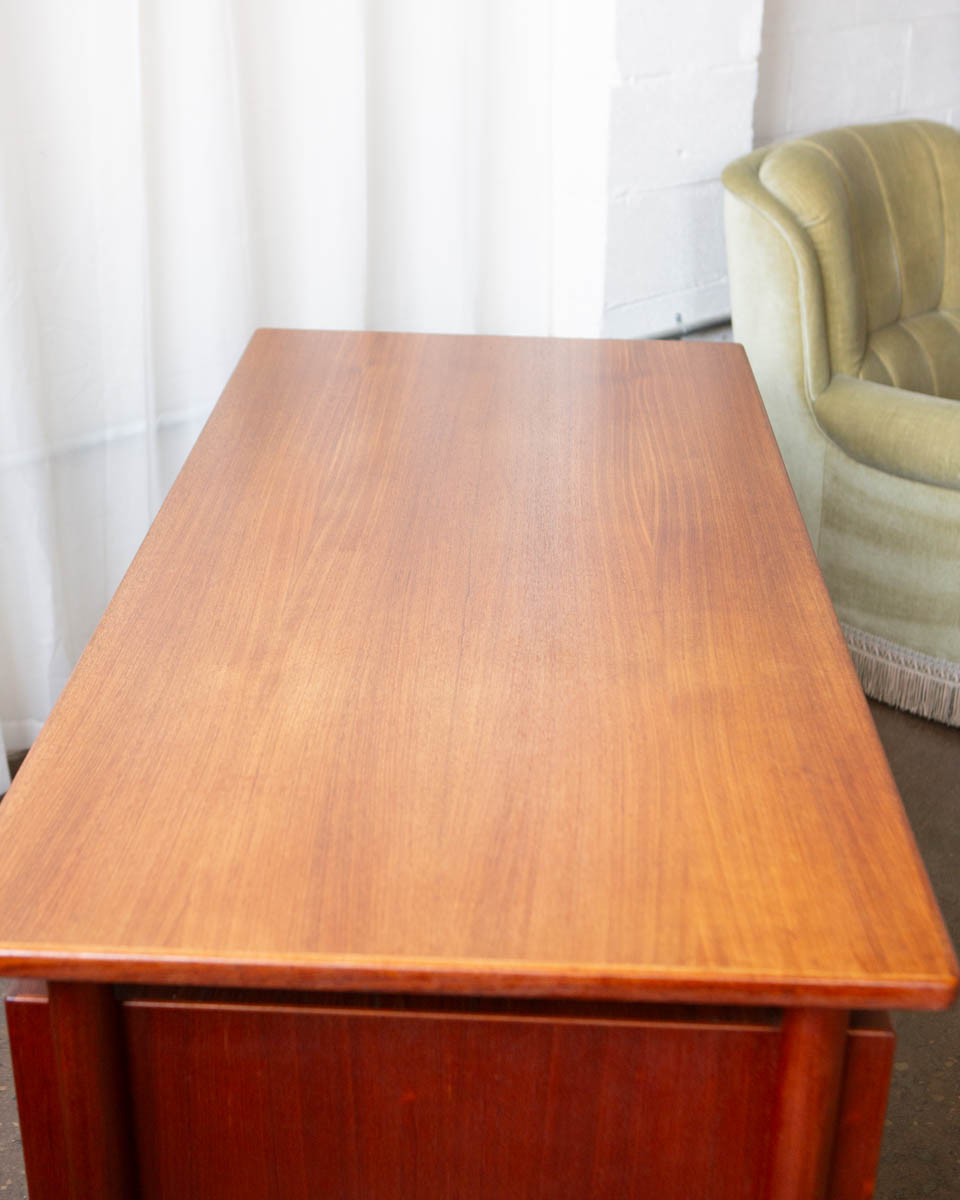 HP Hansen Danish Teak Writing Desk — 1960s
