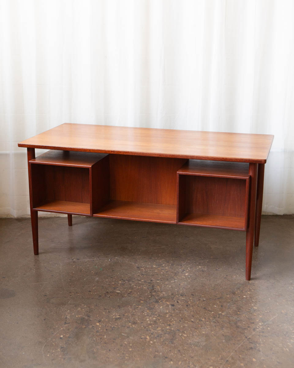 HP Hansen Danish Teak Writing Desk — 1960s