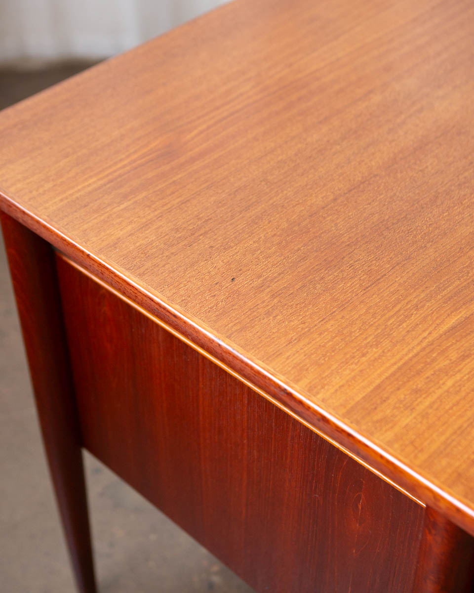 HP Hansen Danish Teak Writing Desk — 1960s