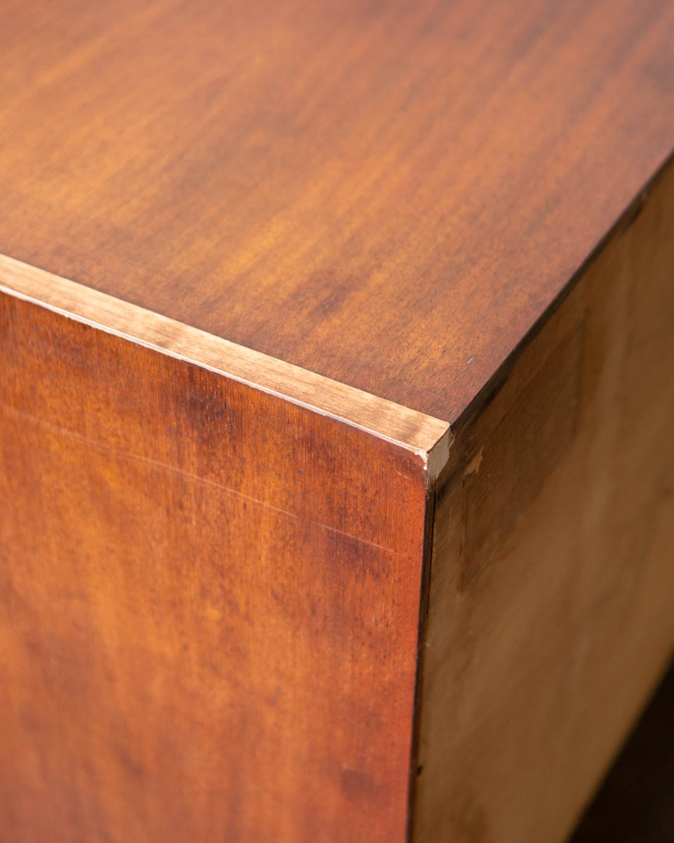 Polish Mid-Century Mahogany Credenza — 1970s