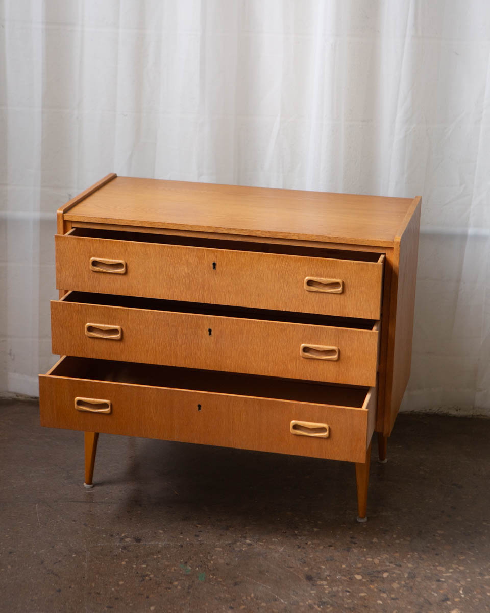 Swedish Petite Teak Chest of Drawers — 1960s
