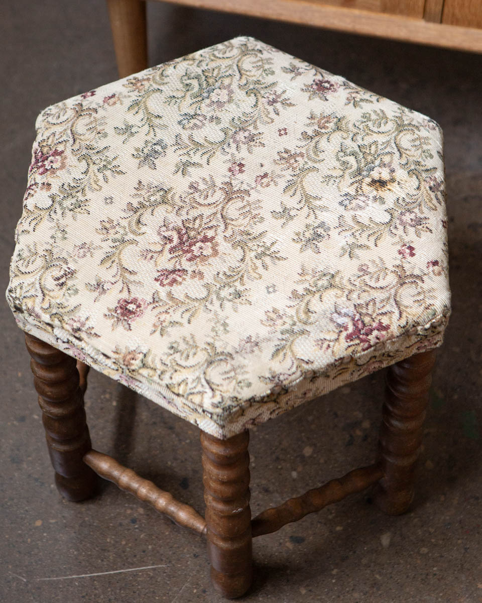 Scandinavian Oak Stool