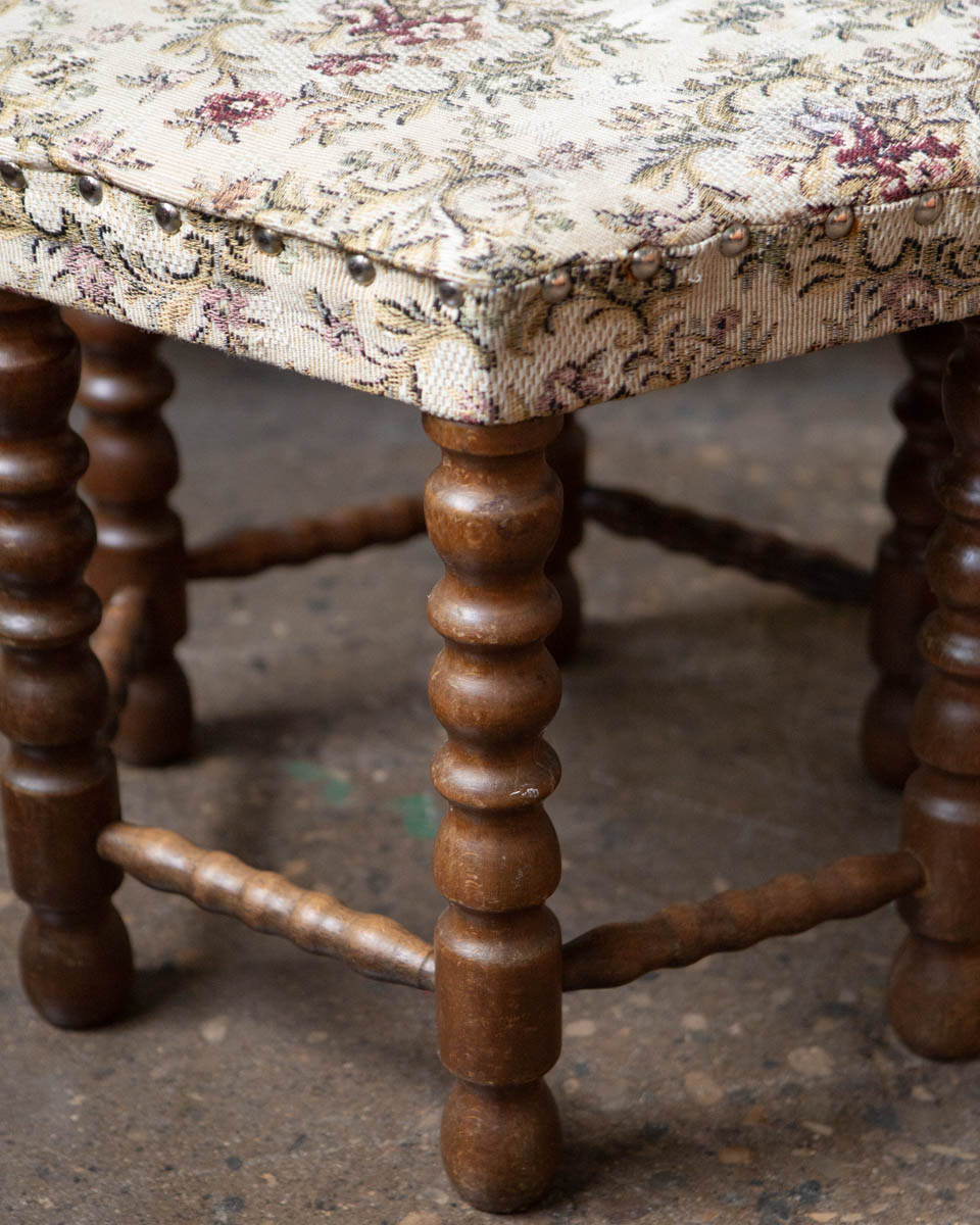 Scandinavian Oak Stool