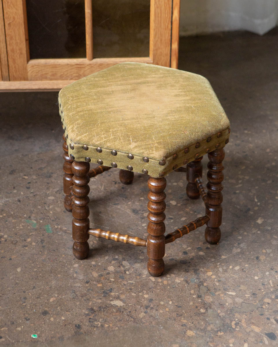 Scandinavian Oak Stool — 1950s