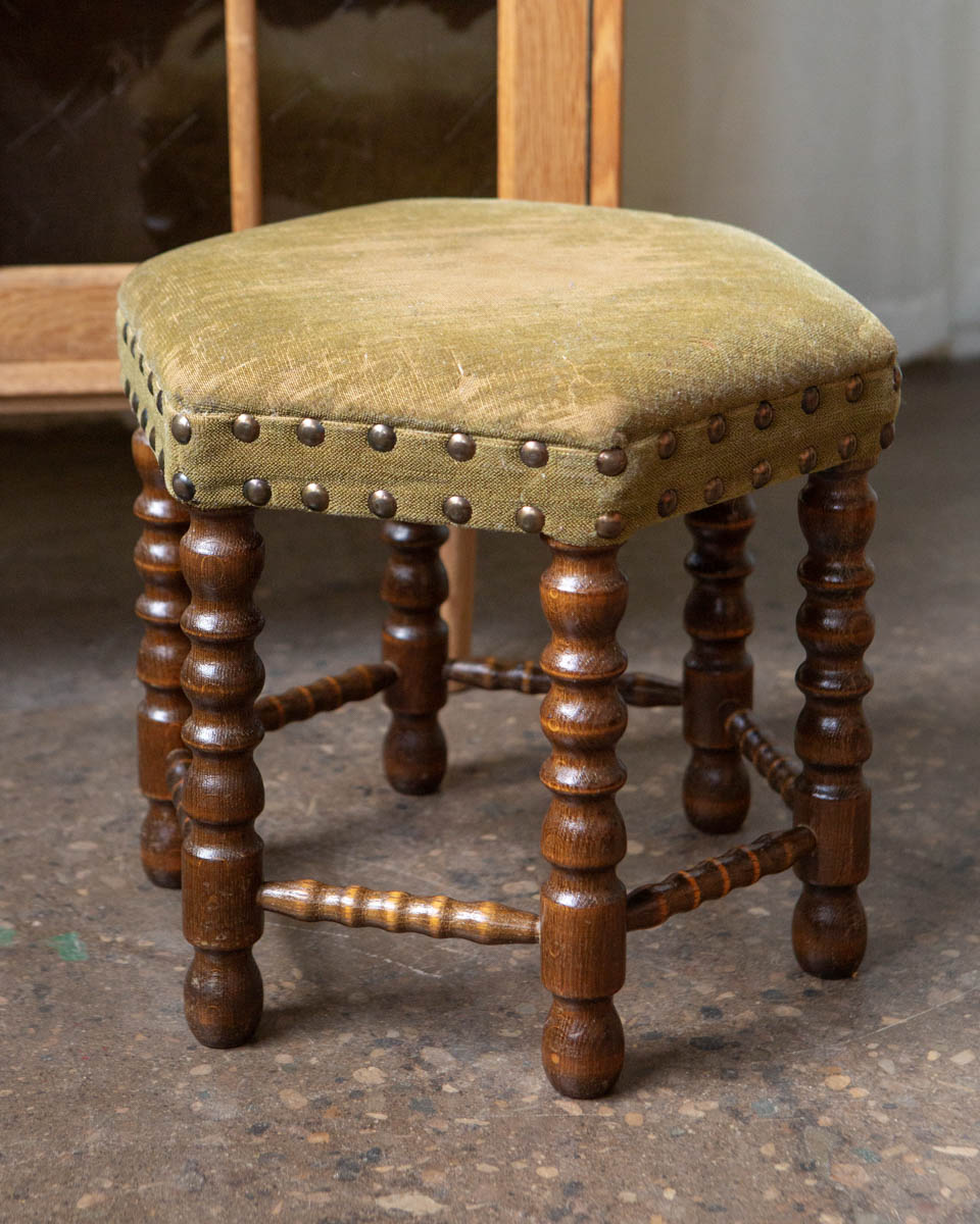 Scandinavian Oak Stool — 1950s