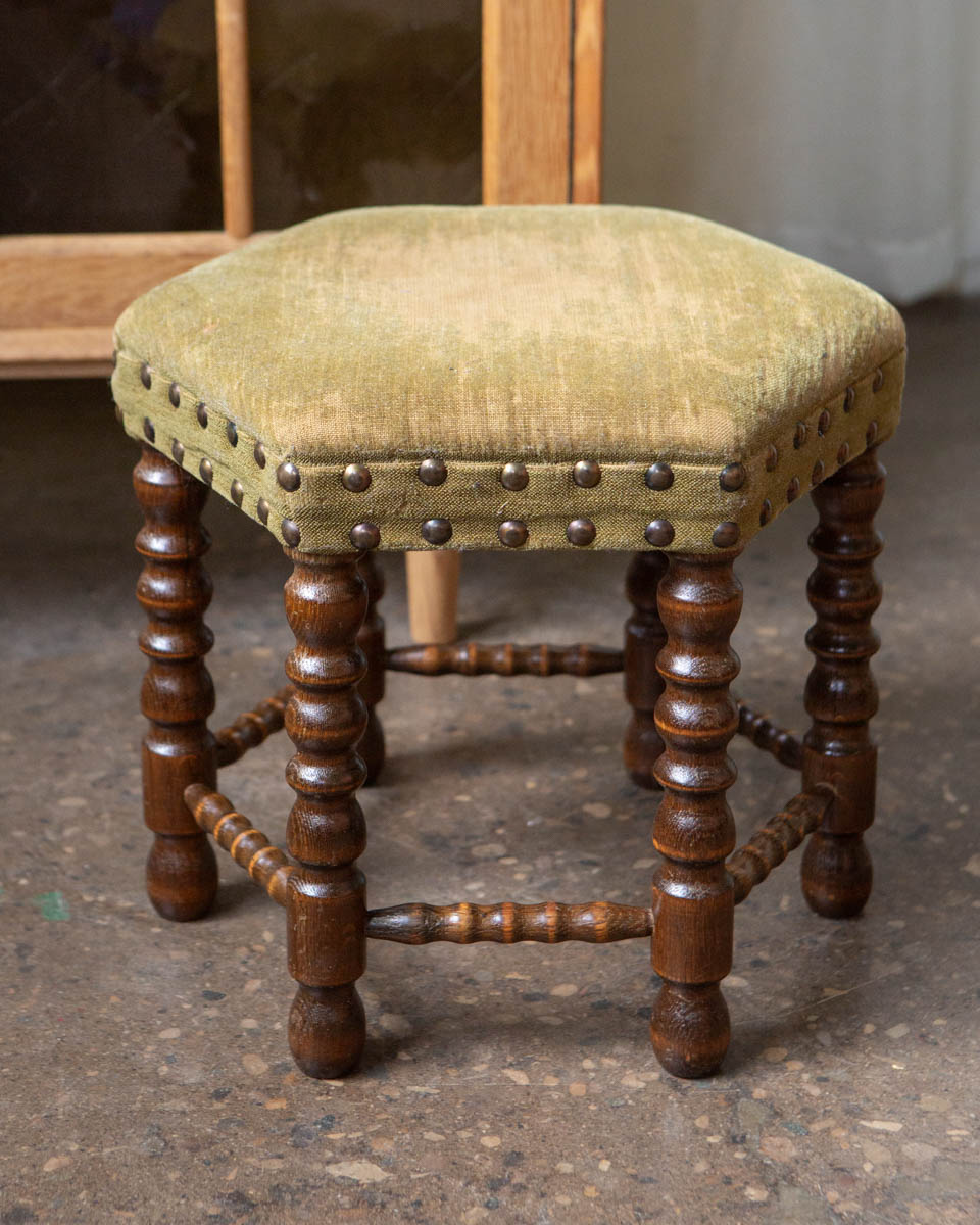 Scandinavian Oak Stool — 1950s