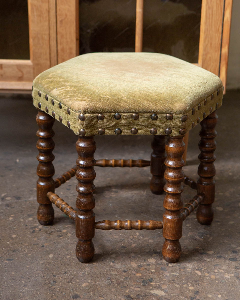 Scandinavian Oak Stool — 1950s