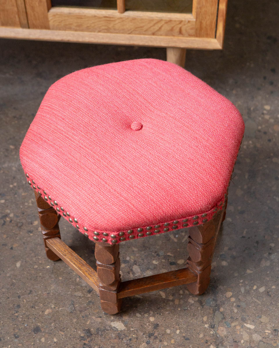 Scandinavian Oak Stool — 1950s