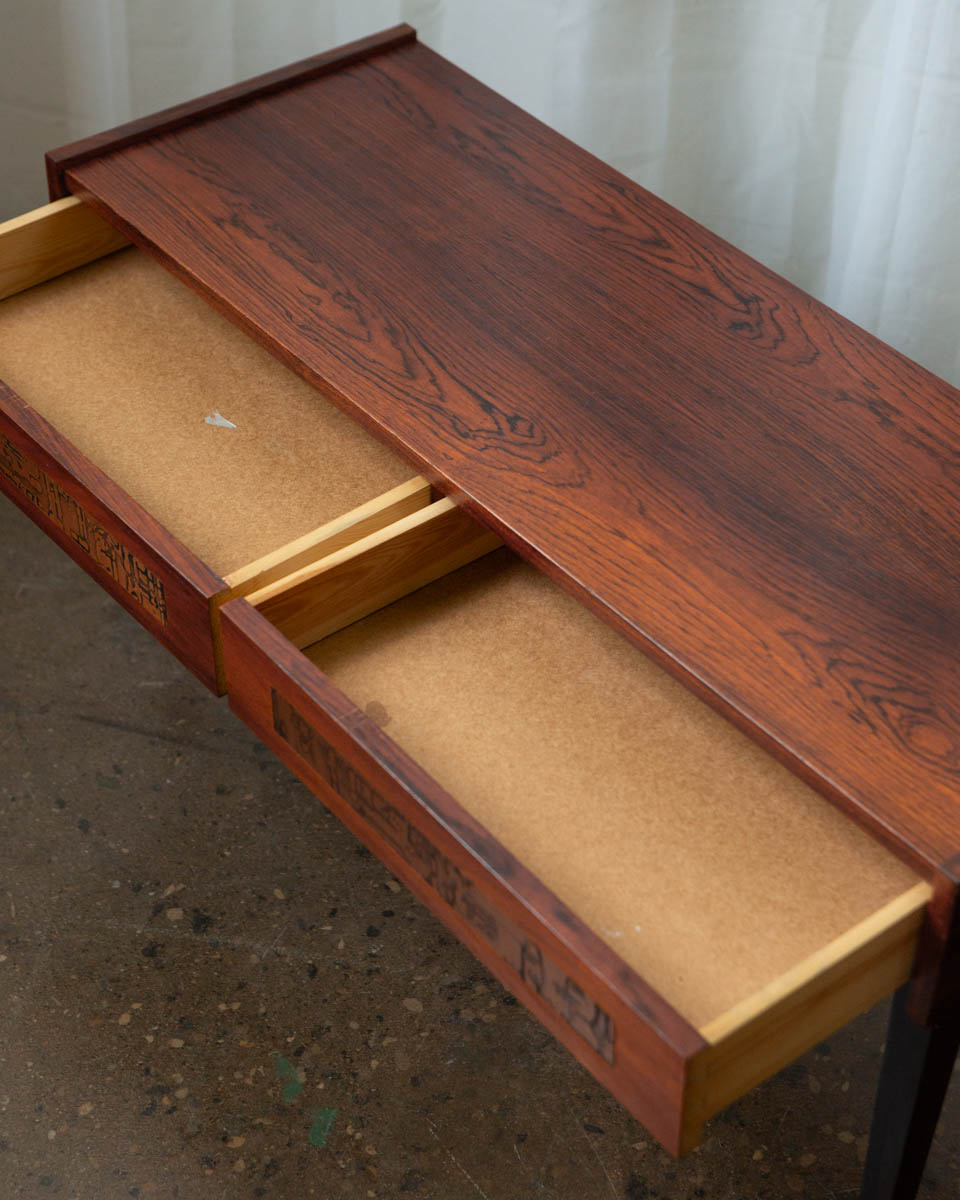 Pedersen & Hansen Danish Rosewood Side Table — 1970s