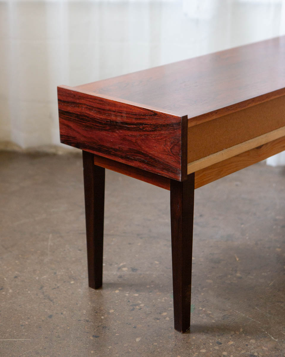 Pedersen & Hansen Danish Rosewood Side Table — 1970s