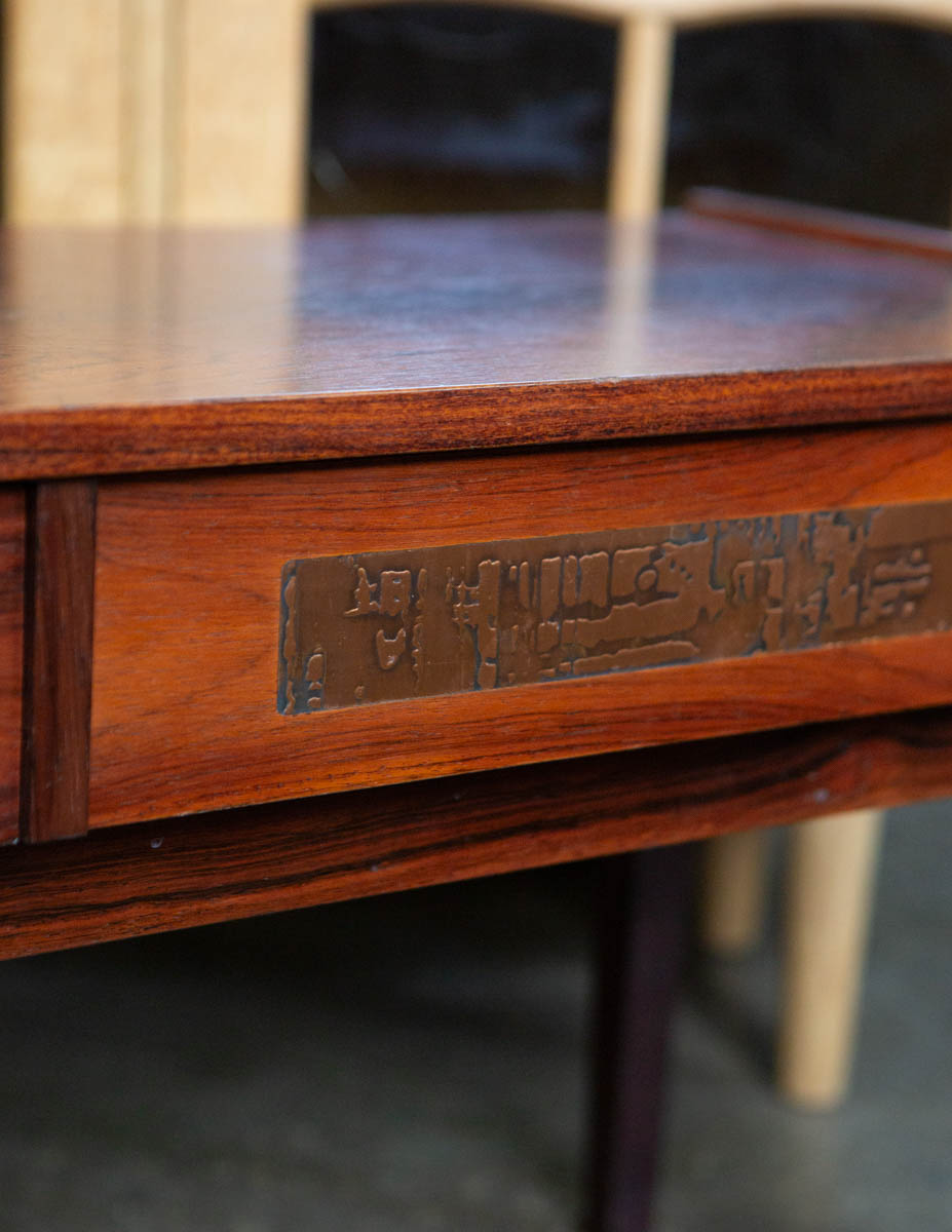 Pedersen & Hansen Danish Rosewood Side Table — 1970s
