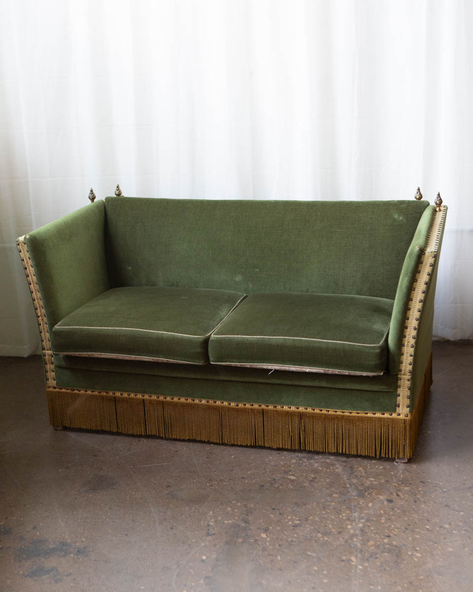 Deco Style Scandinavian Mohair Sofa