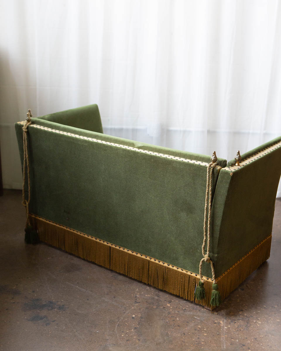 Deco Style Scandinavian Mohair Sofa