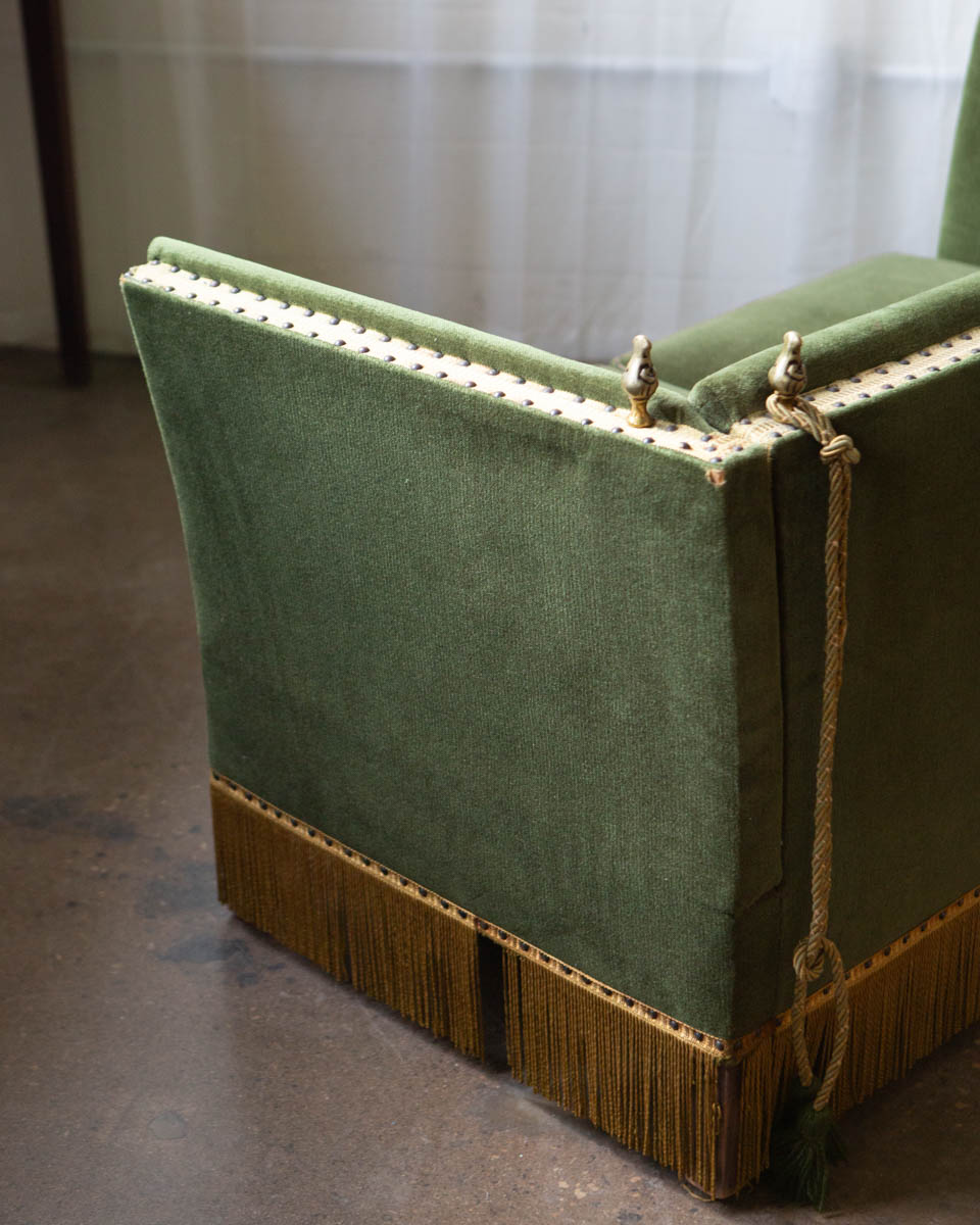Deco Style Scandinavian Mohair Sofa