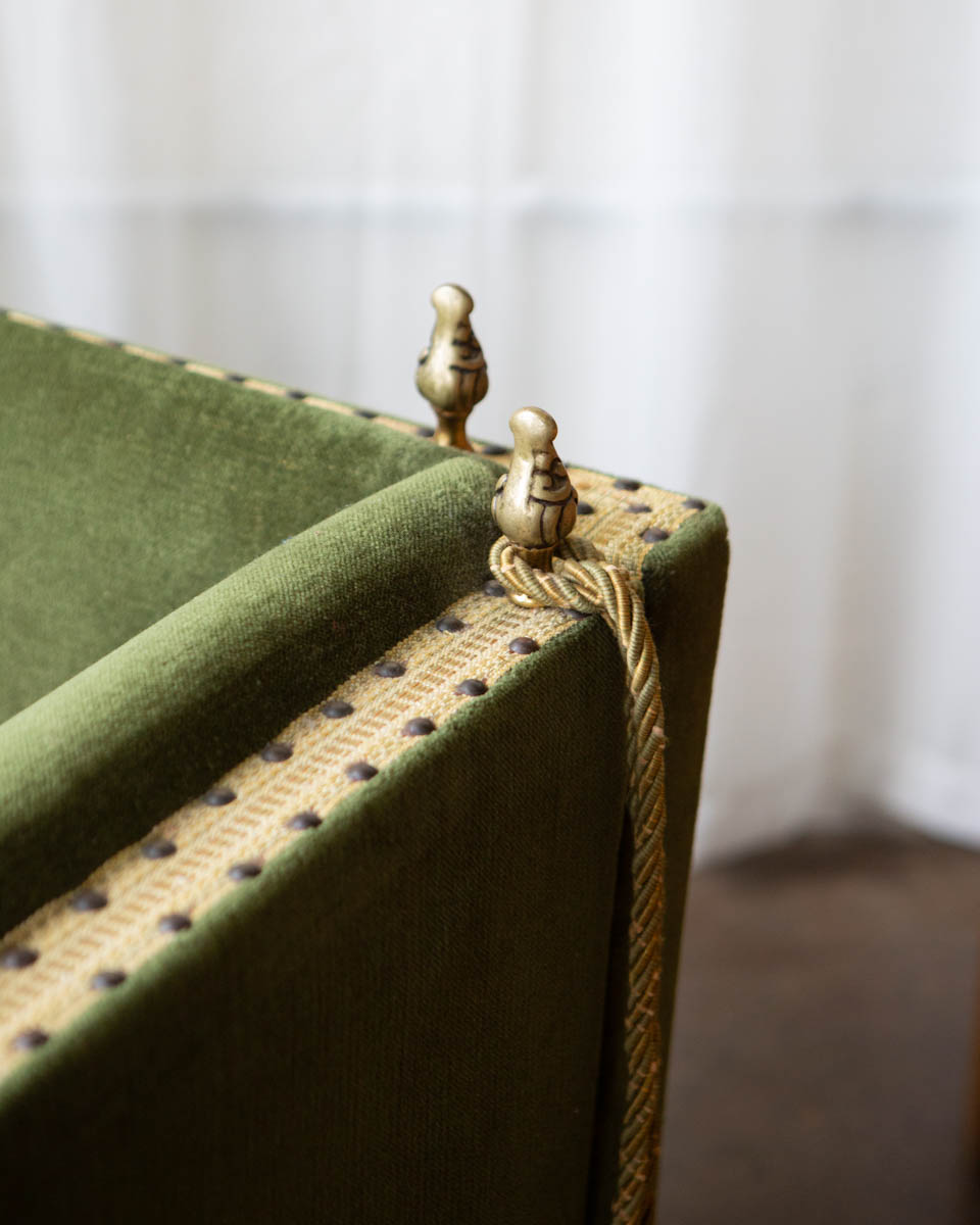 Deco Style Scandinavian Mohair Sofa