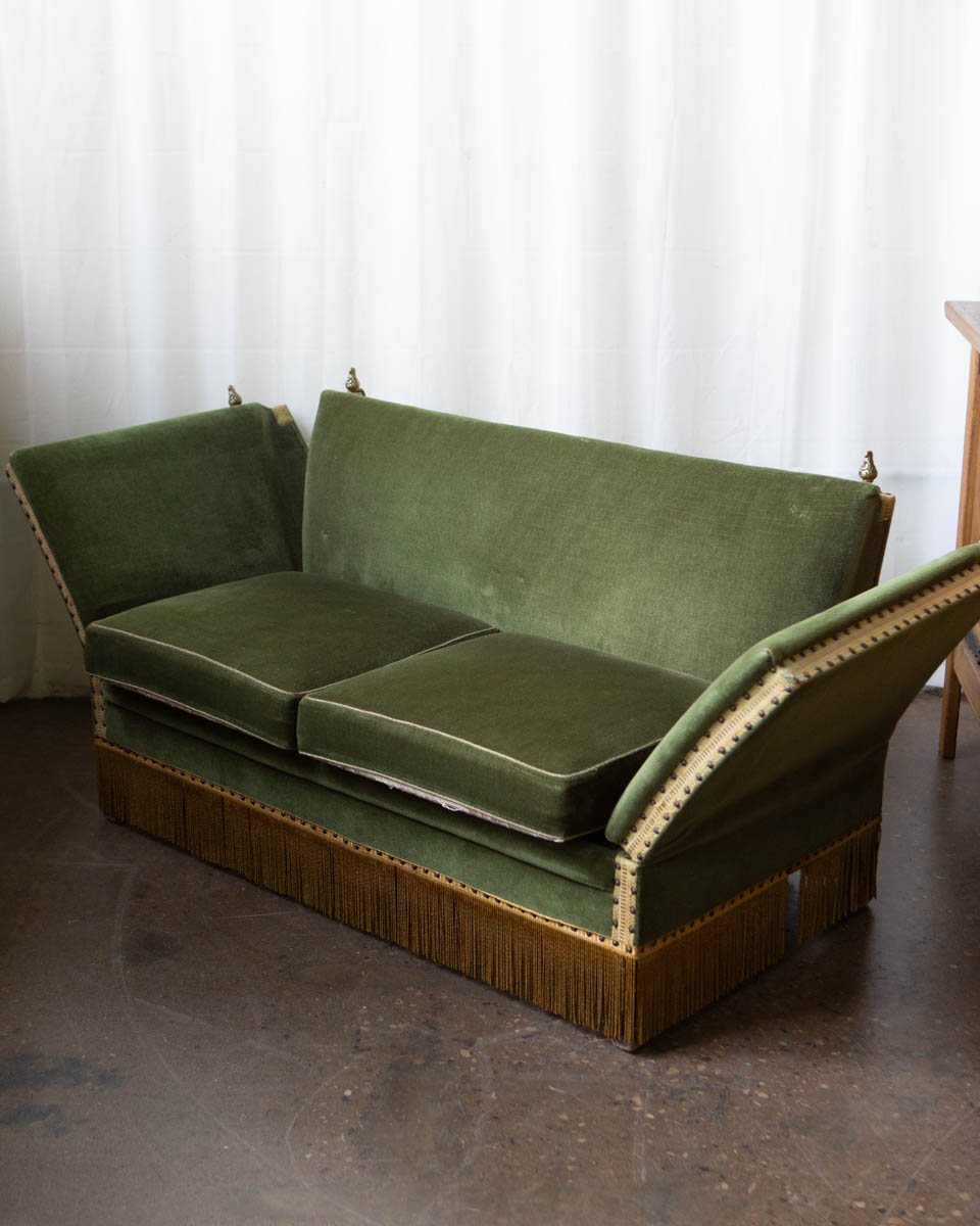 Deco Style Scandinavian Mohair Sofa