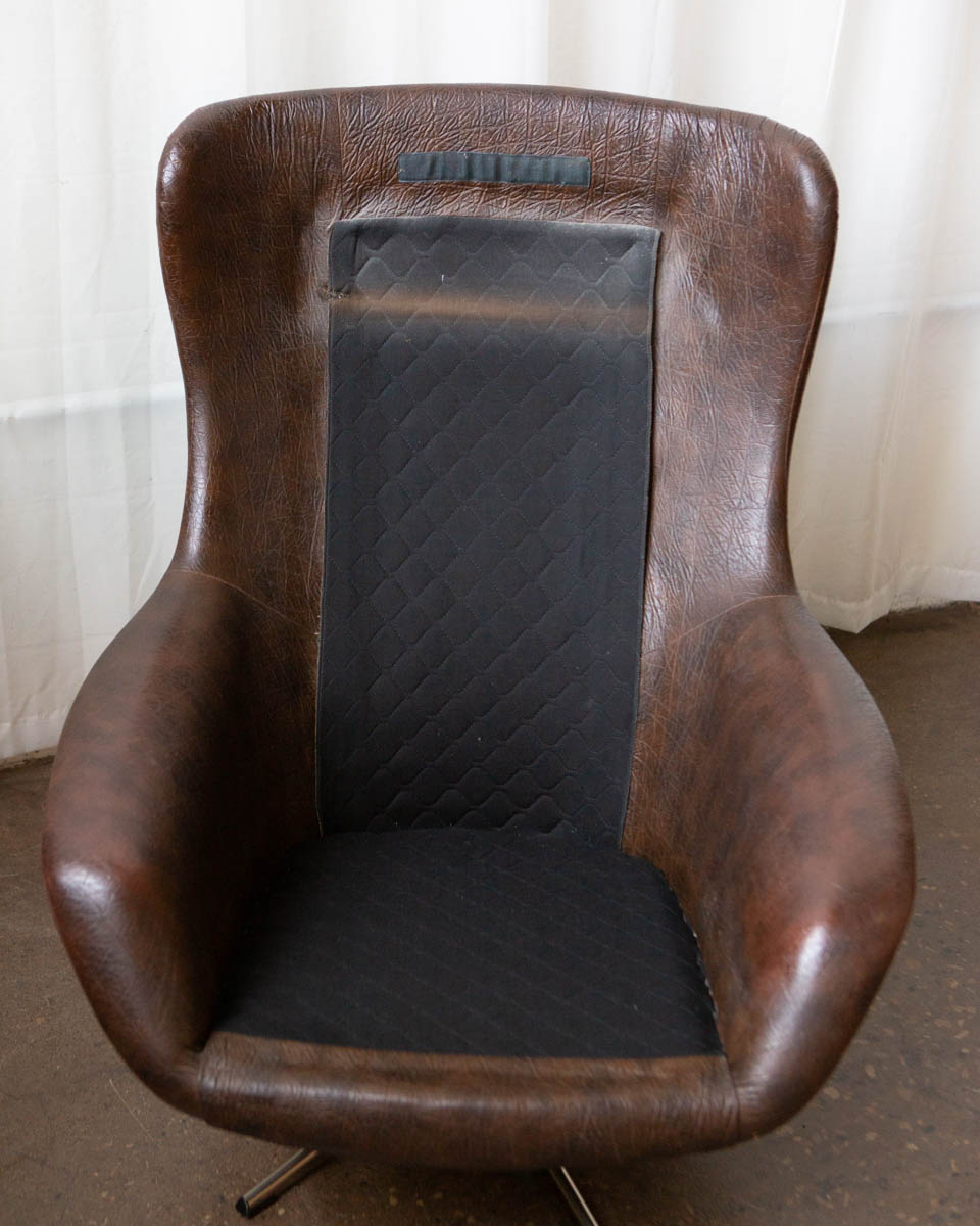 H.W. Klein for Bramin Leather Lounge Chai