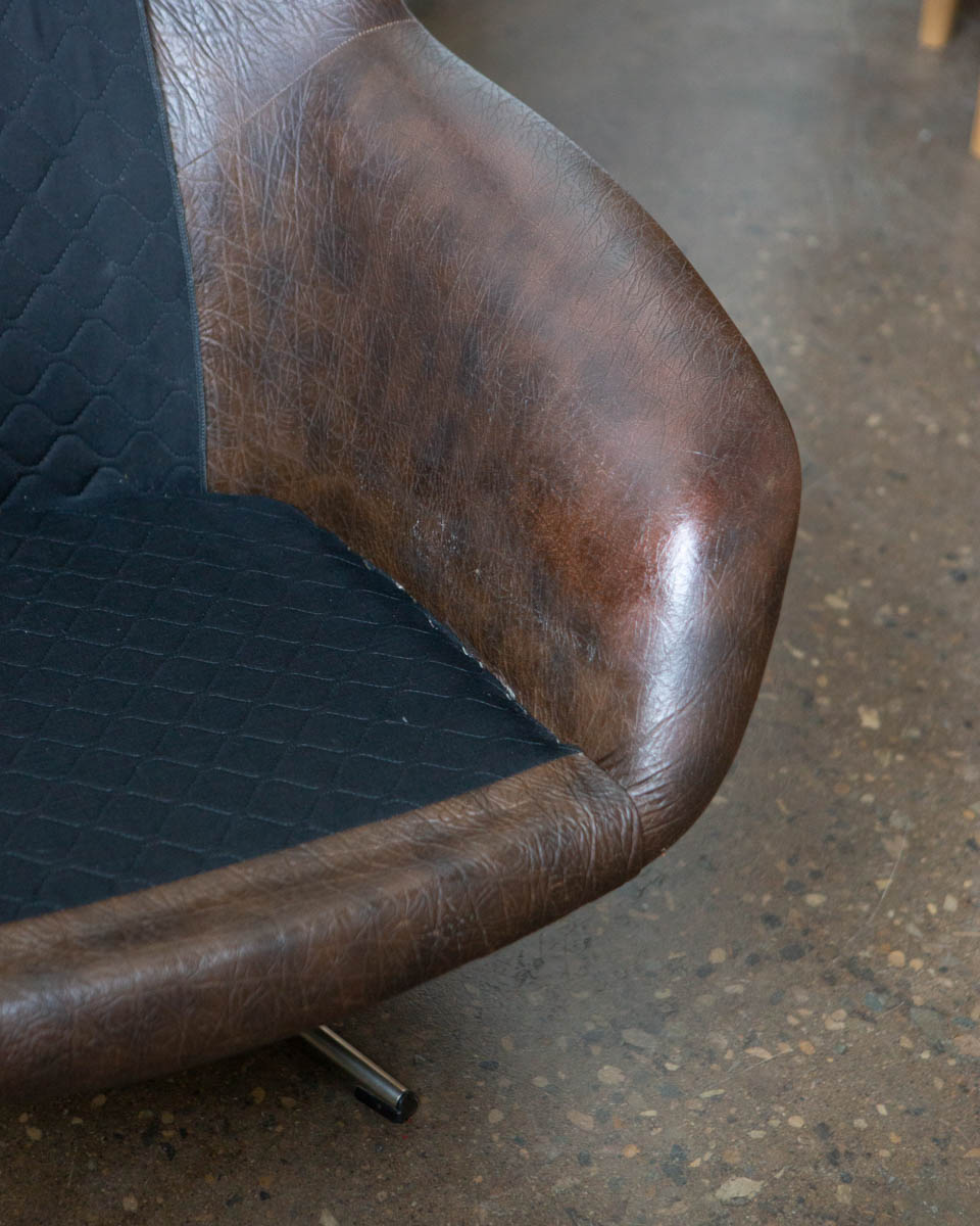 H.W. Klein for Bramin Leather Lounge Chai
