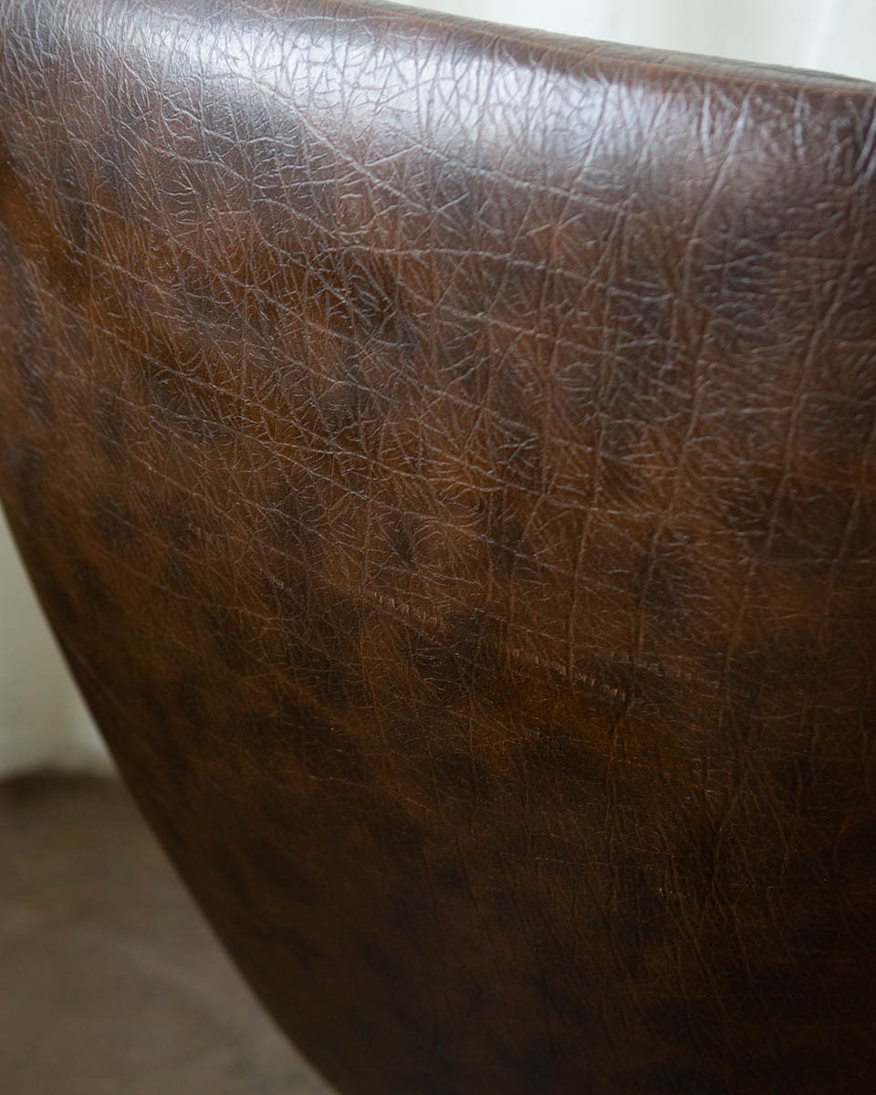 H.W. Klein for Bramin Leather Lounge Chai