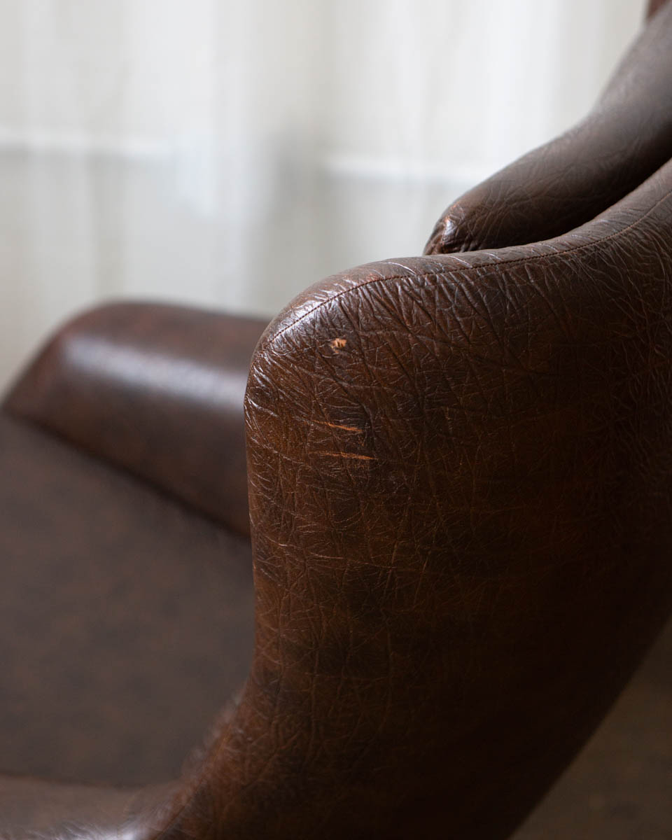 H.W. Klein for Bramin Leather Lounge Chai