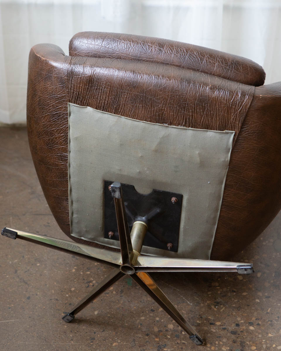 H.W. Klein for Bramin Leather Lounge Chai