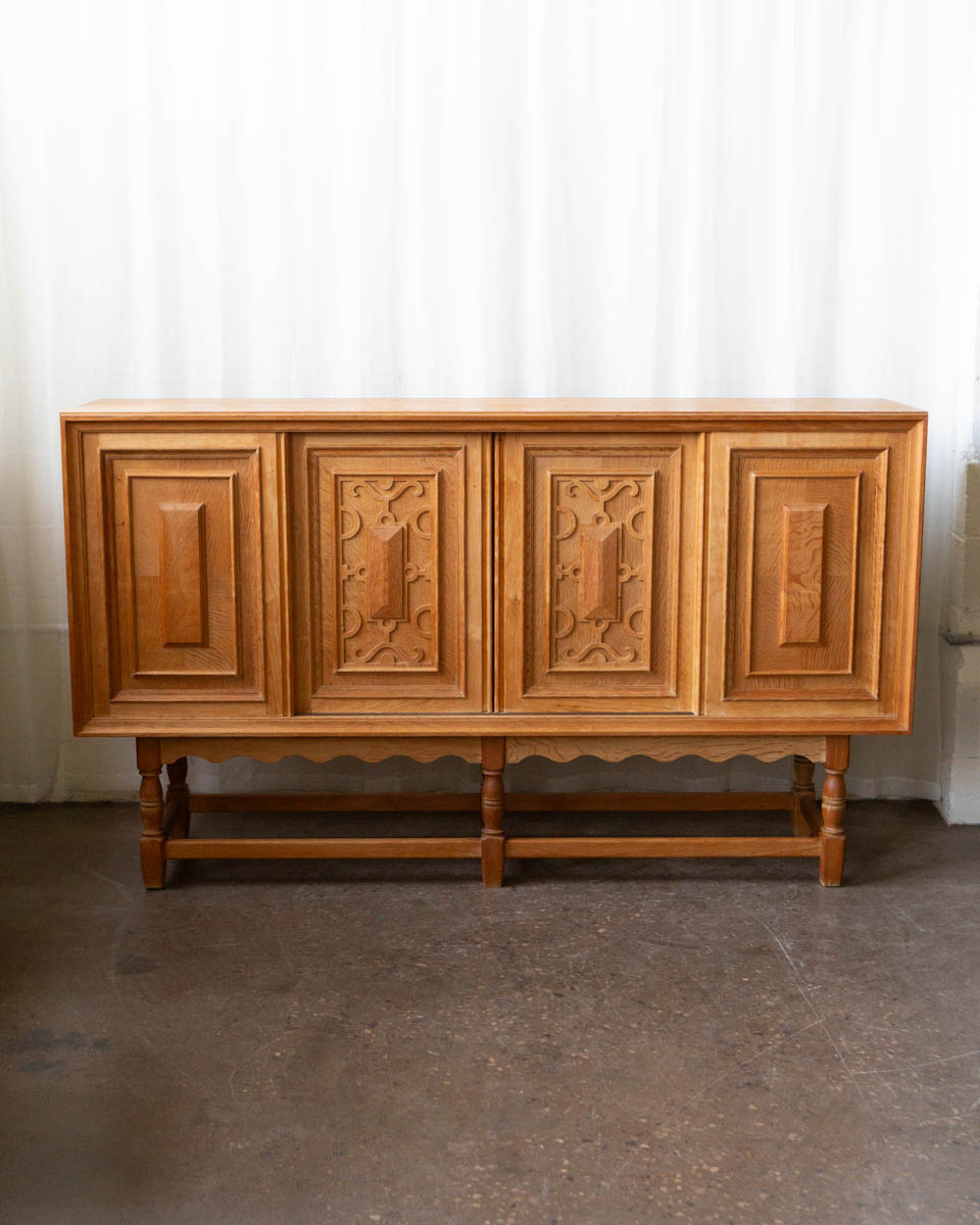 Danish Oak Sideboard in the Manner of Kjærnulf