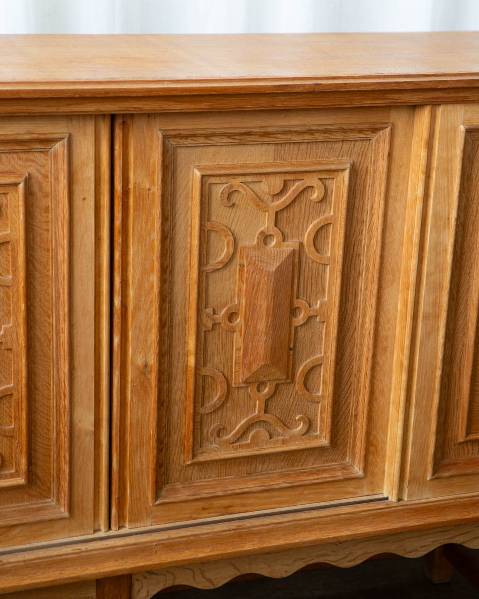 Danish Oak Sideboard in the Manner of Kjærnulf