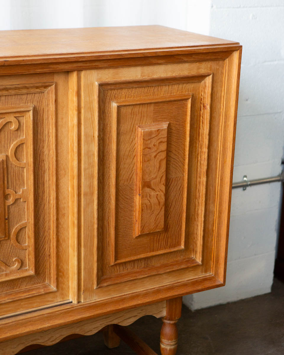 Danish Oak Sideboard in the Manner of Kjærnulf