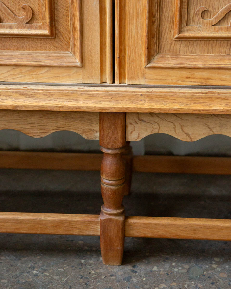 Danish Oak Sideboard in the Manner of Kjærnulf