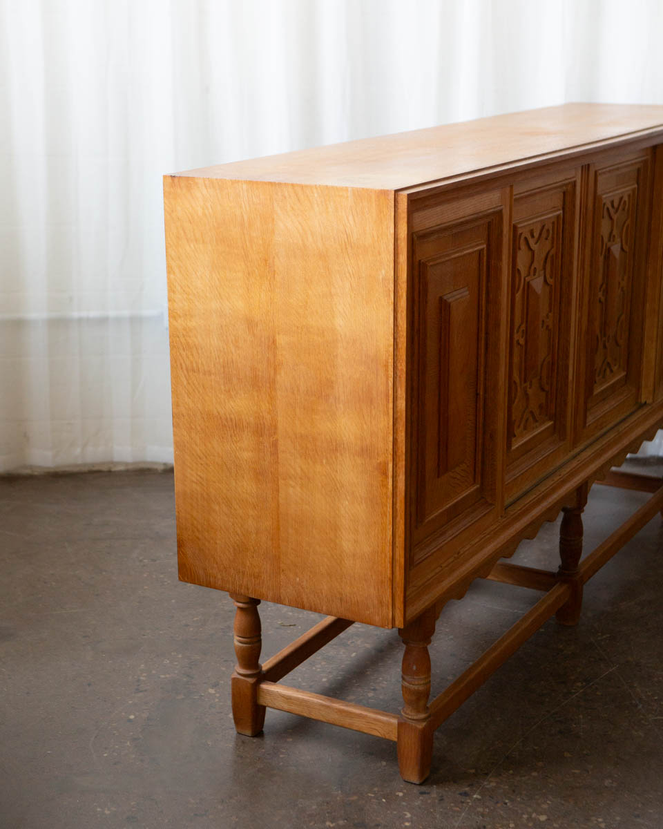 Danish Oak Sideboard in the Manner of Kjærnulf