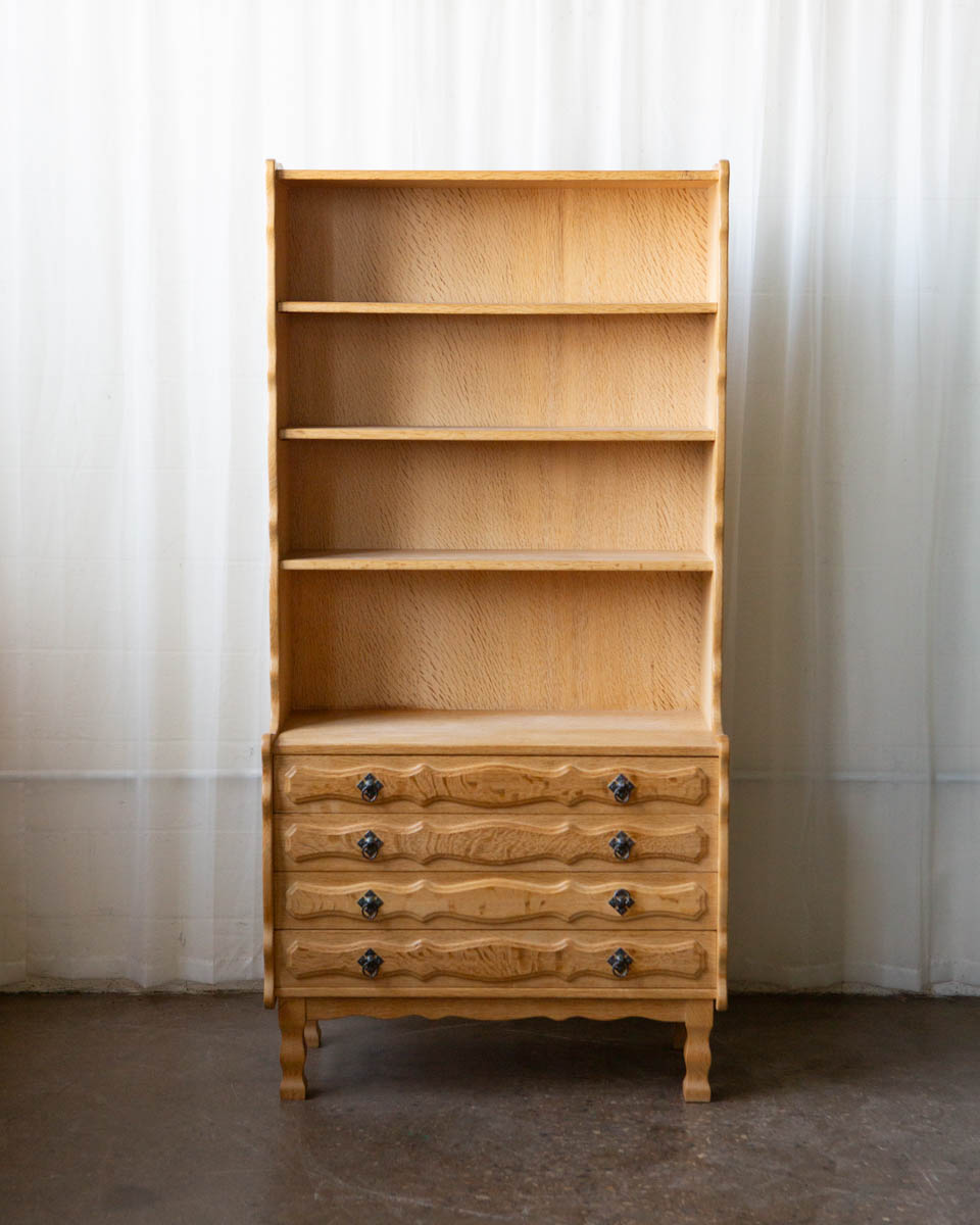 Kjærnulf Style Danish Oak Bookcase