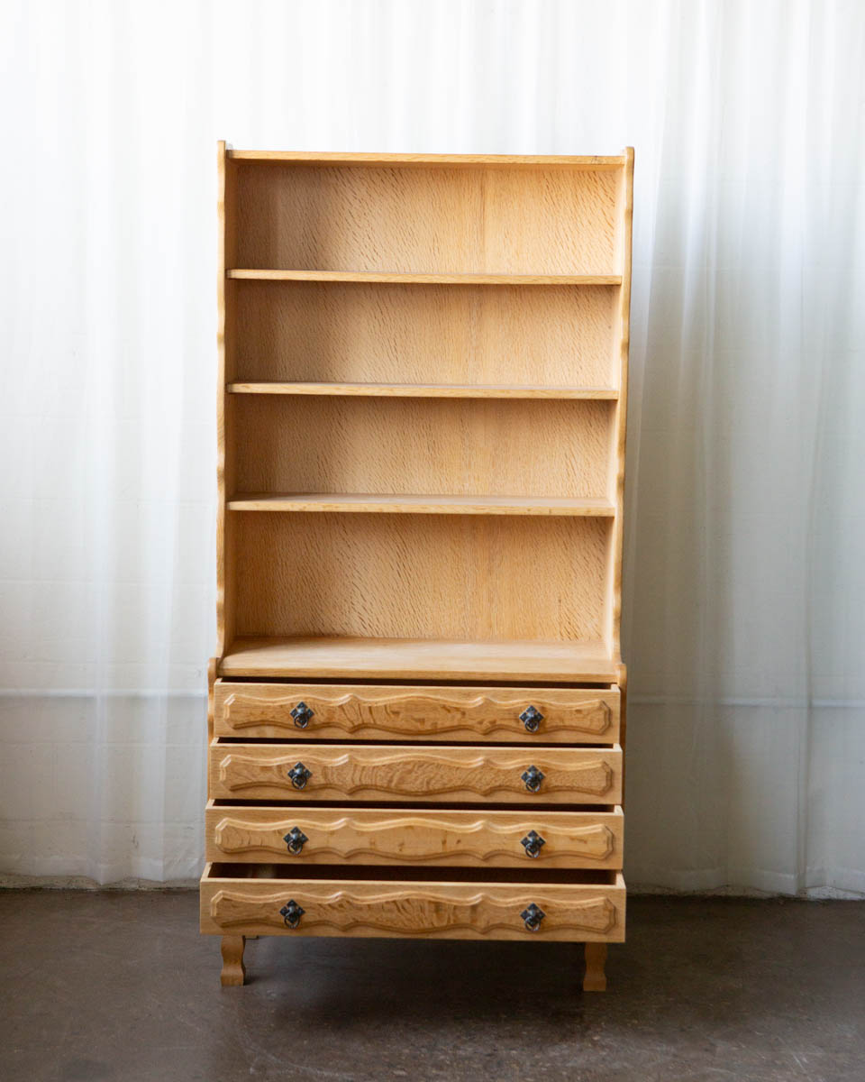 Kjærnulf Style Danish Oak Bookcase