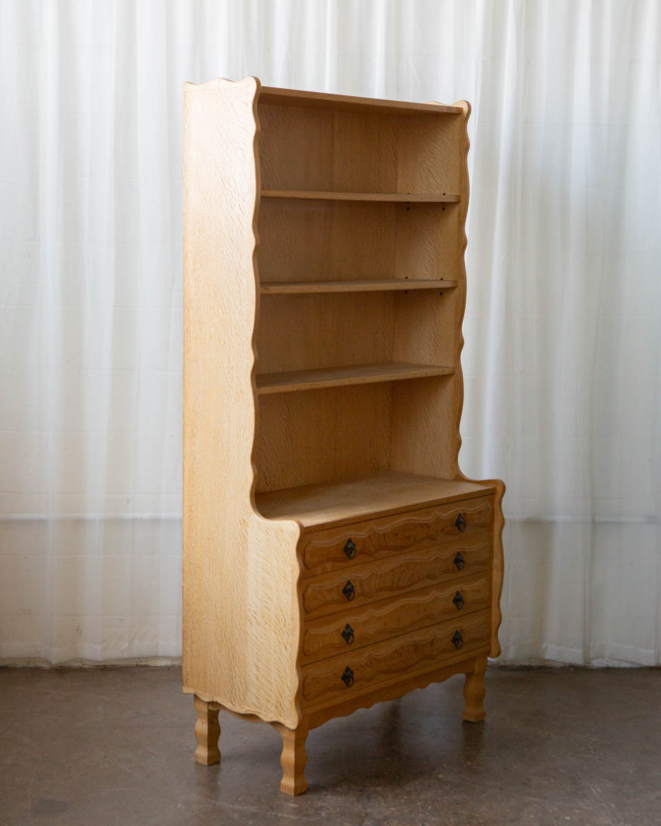 Kjærnulf Style Danish Oak Bookcase