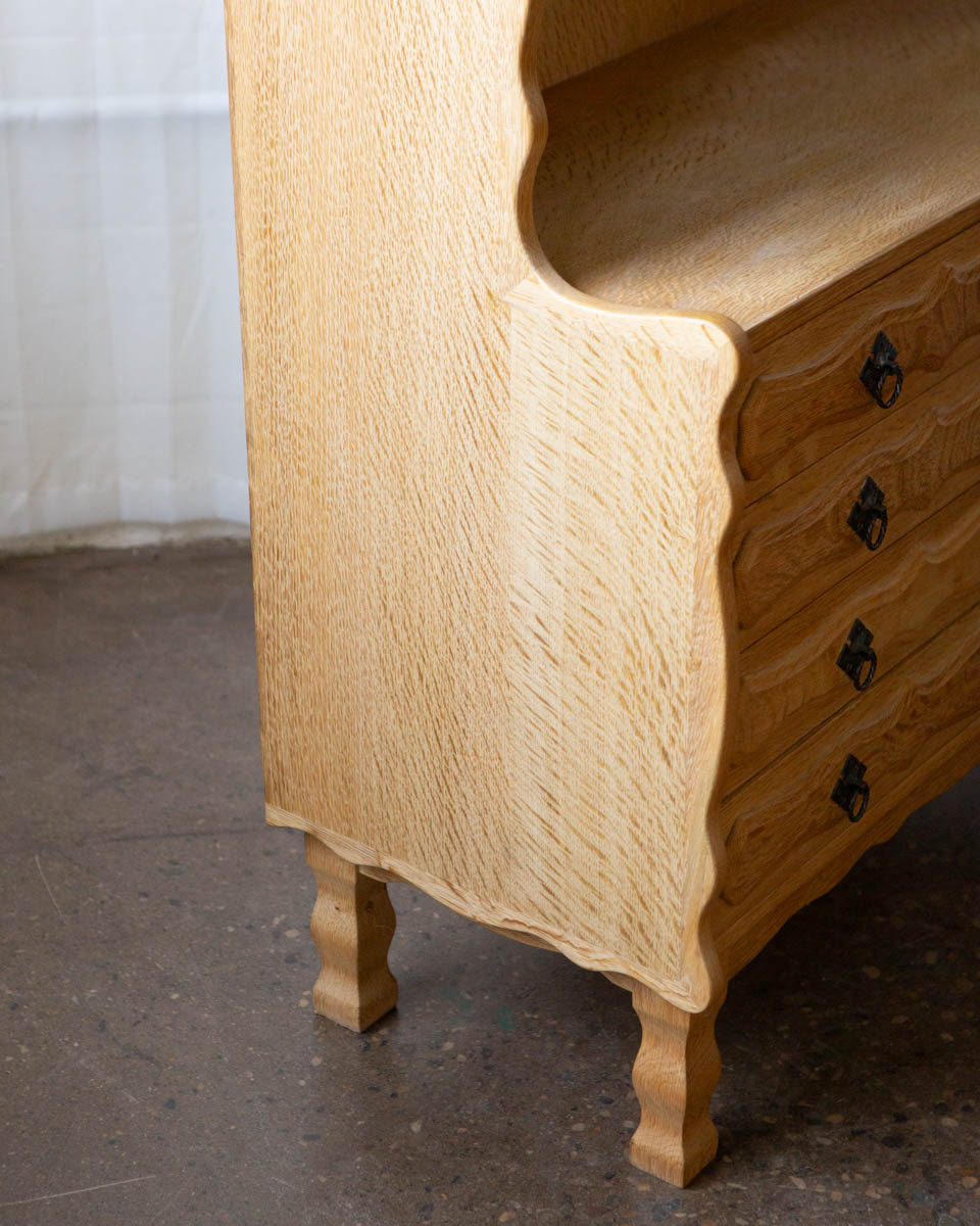 Kjærnulf Style Danish Oak Bookcase