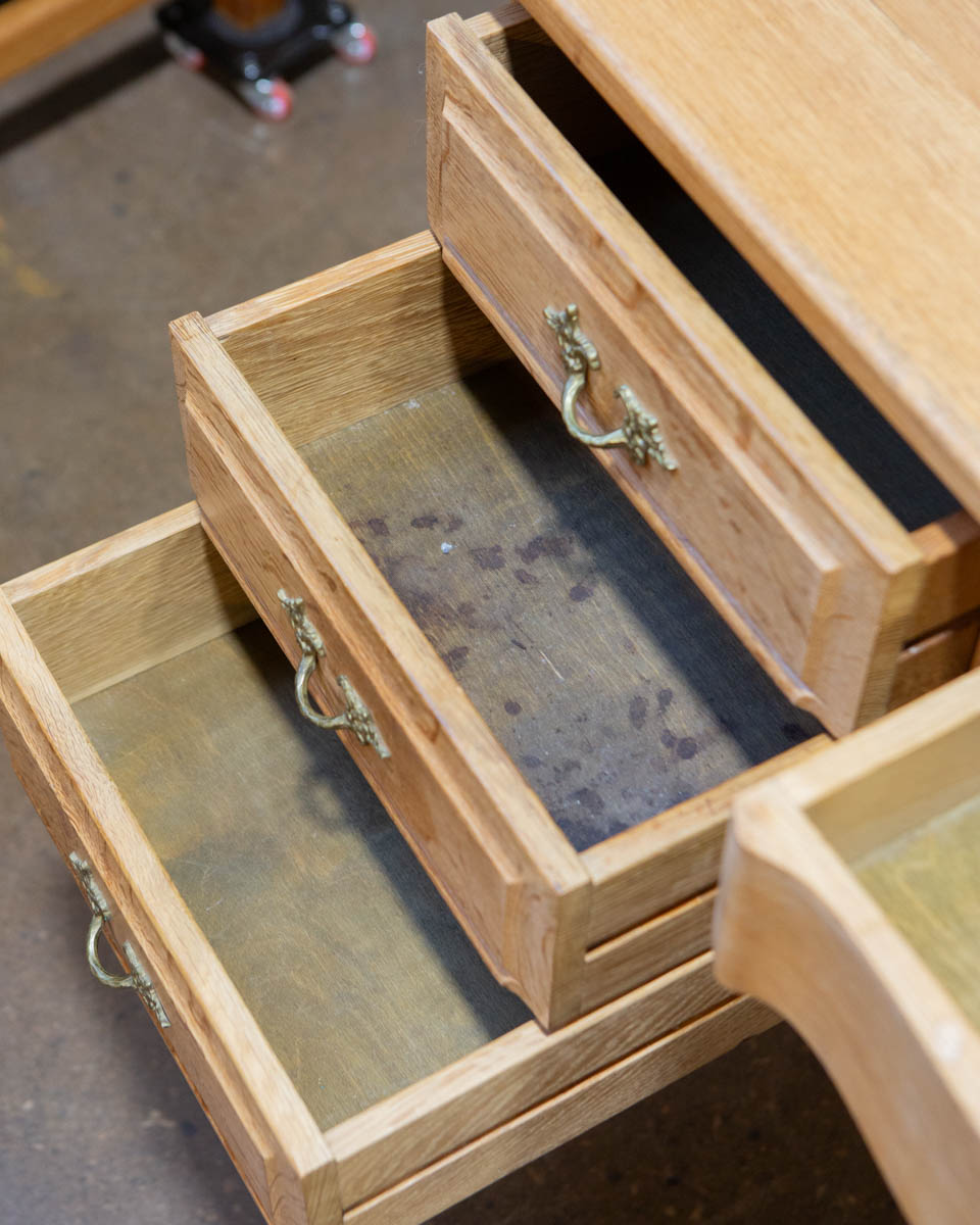 Attr. Henning Kjærnulf Danish Oak Writing Desk — c. 1970s