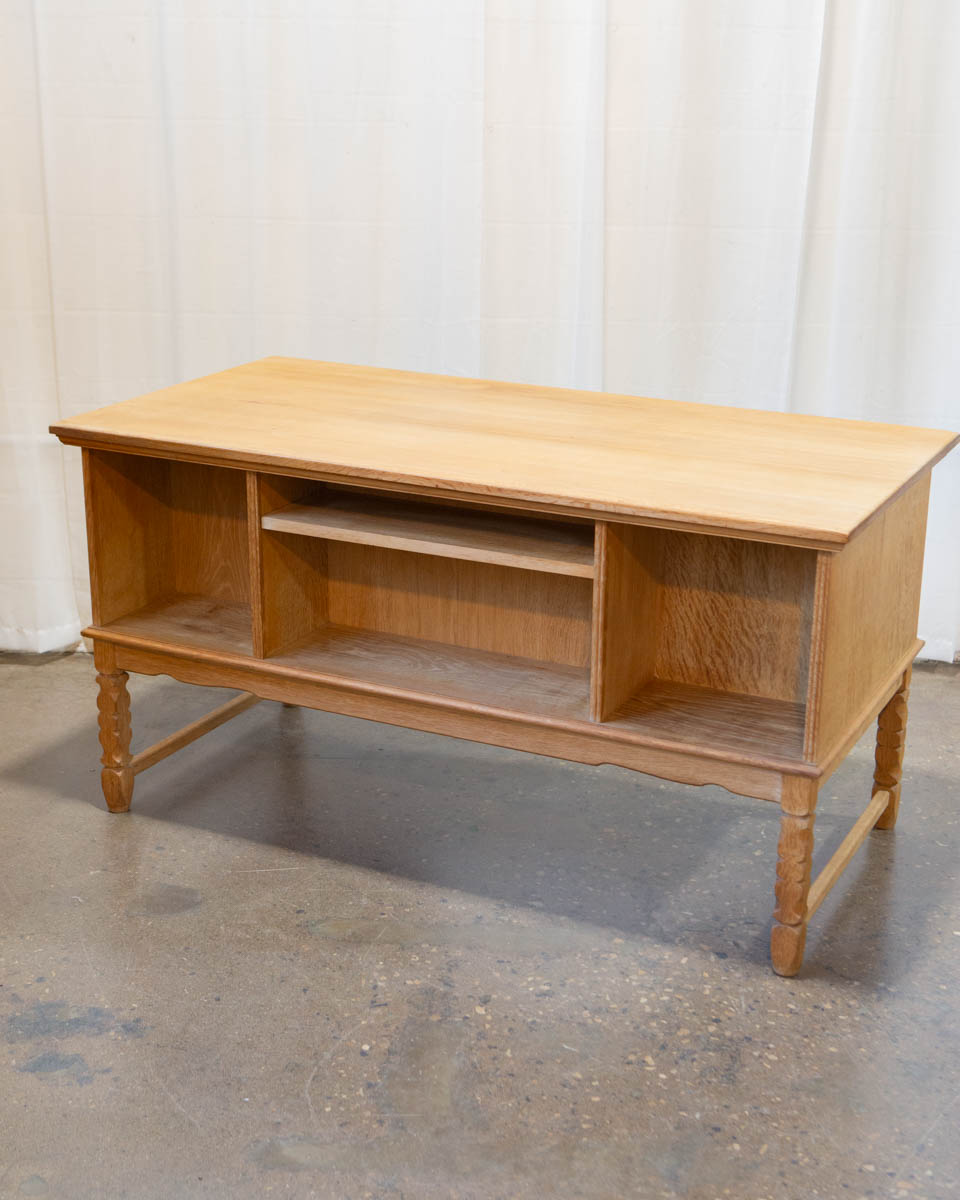 Attr. Henning Kjærnulf Danish Oak Writing Desk — c. 1970s