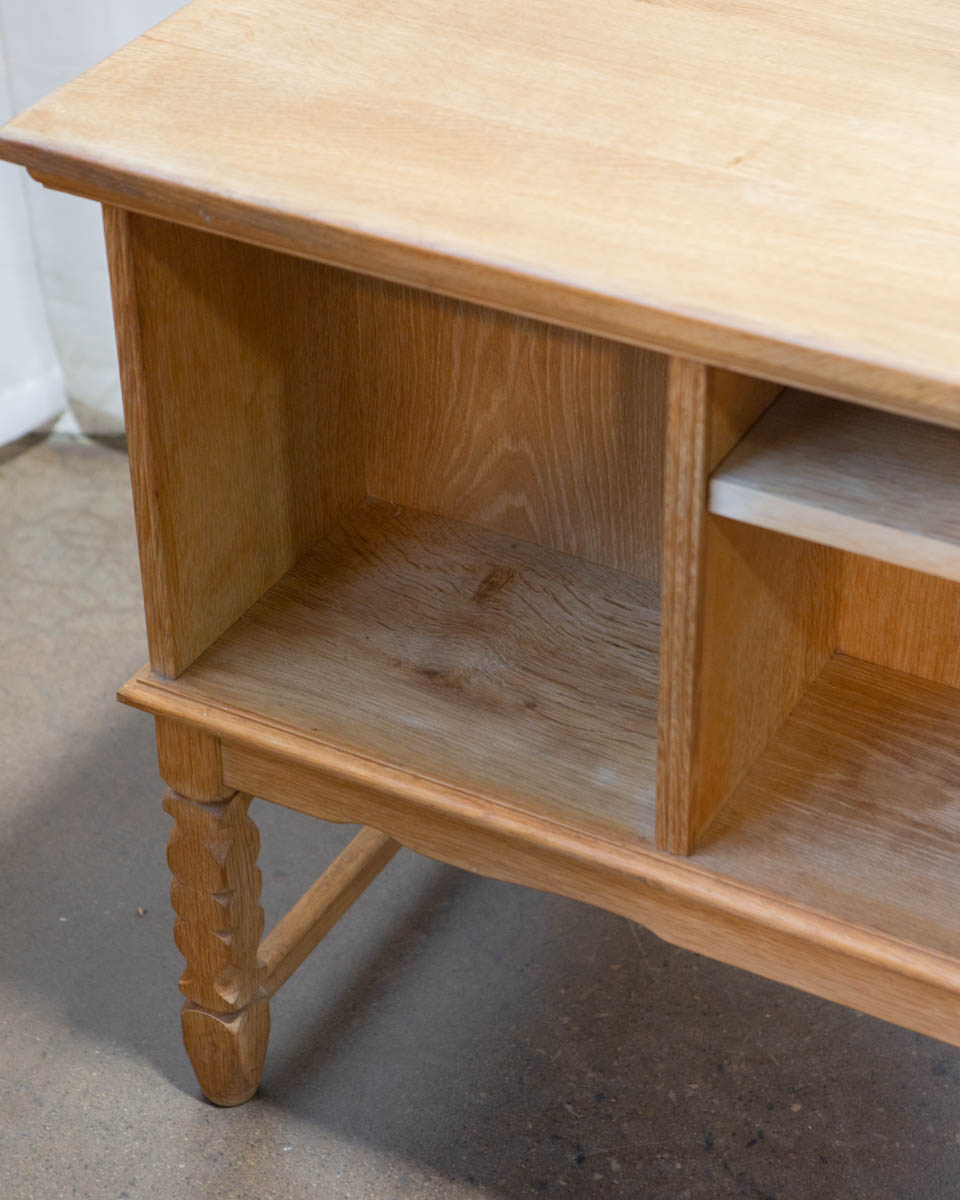 Attr. Henning Kjærnulf Danish Oak Writing Desk — c. 1970s
