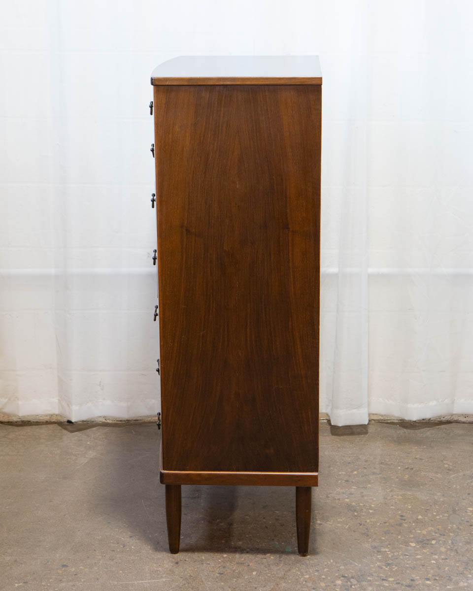 Wanscher Style Danish Walnut Chest of Drawers