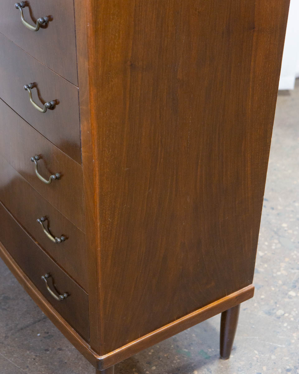 Wanscher Style Danish Walnut Chest of Drawers