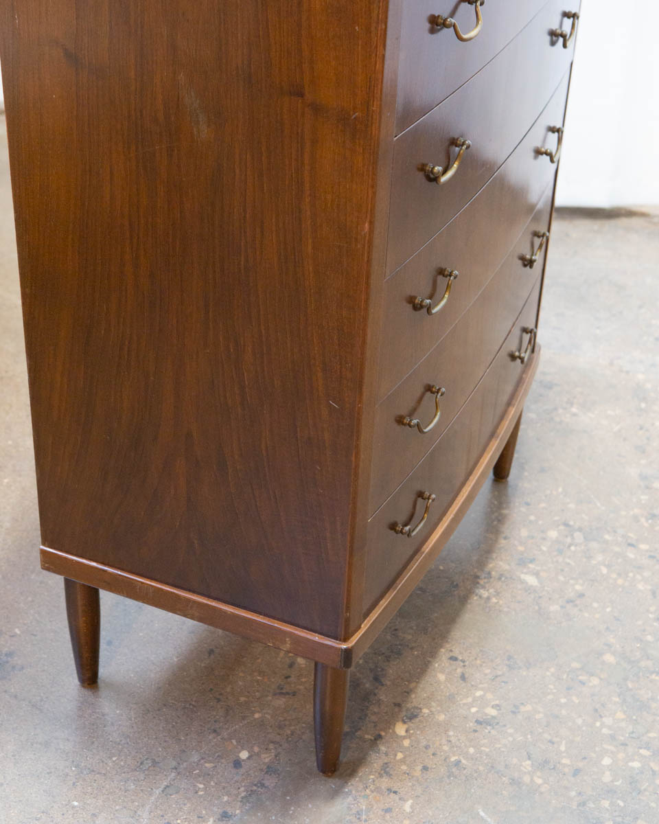 Wanscher Style Danish Walnut Chest of Drawers