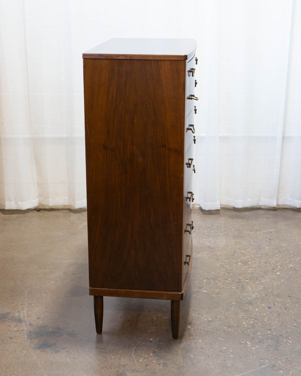 Wanscher Style Danish Walnut Chest of Drawers